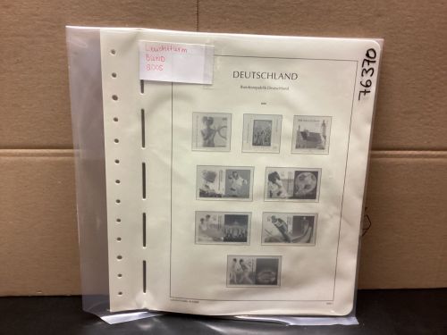 Leuchtturm BUND 2005 Vordrucke mit Klemmtaschen gebraucht