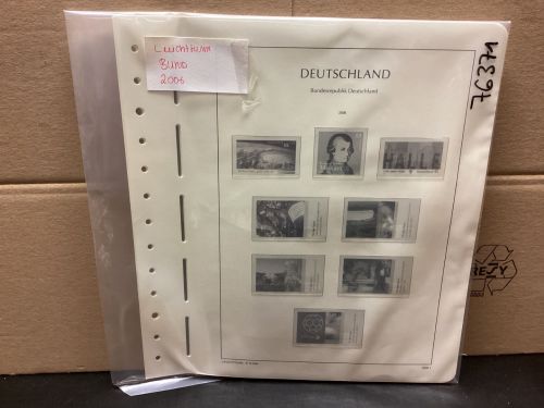 Leuchtturm BUND 2006 Vordrucke mit Klemmtaschen gebraucht