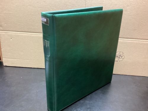 Lindner Ringbinder (18 Ringe) 1 mal gebraucht leer grün