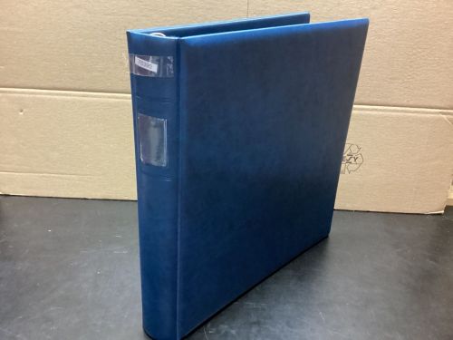 Lindner Ringbinder (18 Ringe) 1 mal gebraucht leer blau