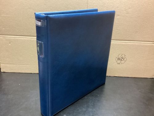 Lindner Ringbinder (18 Ringe) 1 mal gebraucht leer blau