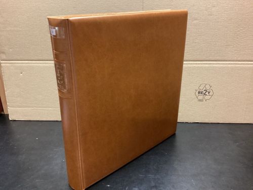 Lindner Ringbinder (18 Ringe) 1 mal gebraucht leer braun