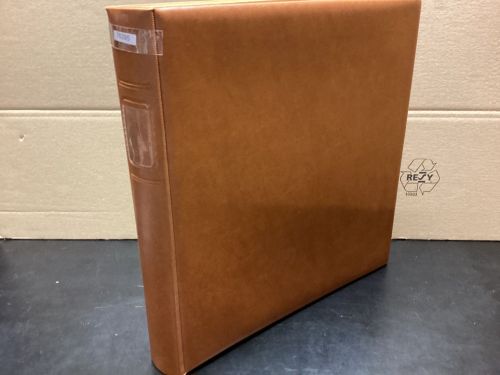 Lindner Ringbinder (18 Ringe) 1 mal gebraucht leer braun