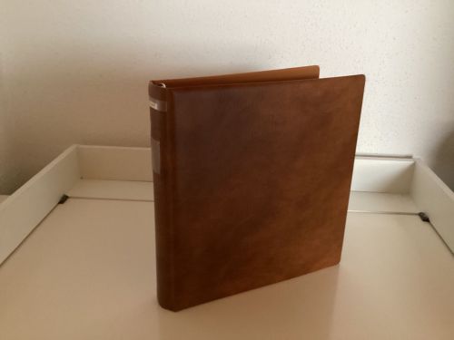 Lindner Ringbinder (18 Ringe) 1 mal gebraucht leer braun