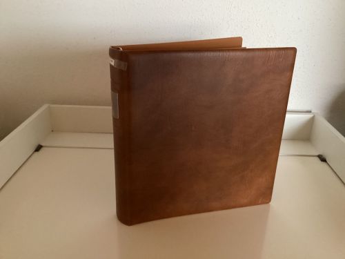 Lindner Ringbinder (18 Ringe) 1 mal gebraucht leer braun