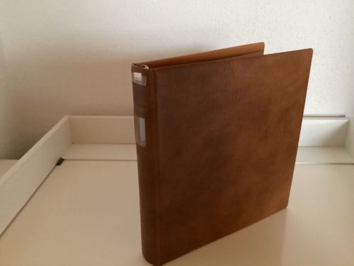 Lindner Ringbinder (18 Ringe) 1 mal gebraucht leer braun