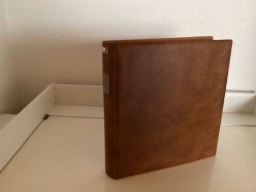 Lindner Ringbinder (18 Ringe) 1 mal gebraucht leer braun