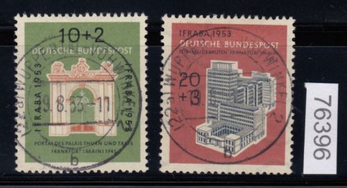 Bund 1953, Mich.-Nr.: 171+72 LUXUS Gestempelt  Wuppertal Vohwinkel  geprüft