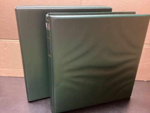 KABE Ringbinder APOLLO + Schuber  leer  wattiert  grün