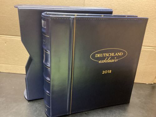 Deutsche Post Exclusiv  Alben+Schuber 2018 13 Ringe leer gebraucht
