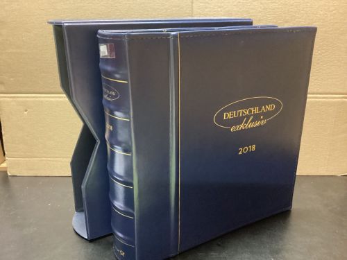 Deutsche Post Exclusiv  Alben+Schuber 2018 13 Ringe leer gebraucht
