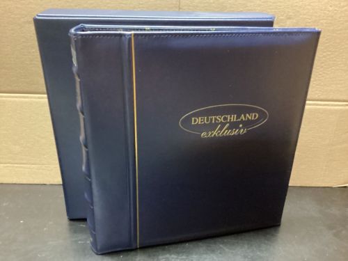 Deutsche Post Exclusiv  Alben+Schuber  13 Ringe leer gebraucht