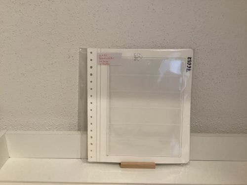 KABE  Blancoblätter  Leinengelenk 10 Stück 6 Taschen gebraucht