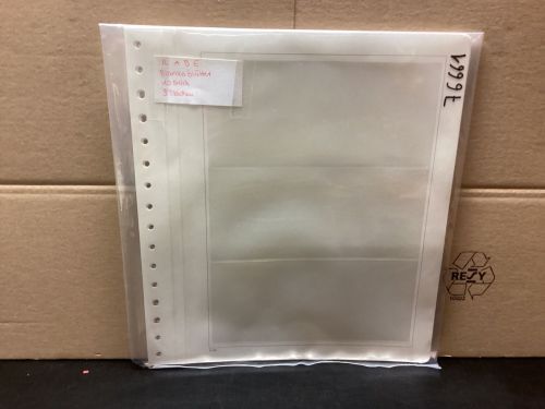 KABE  Blancoblätter  Leinengelenk 10 Stück 3 Taschen gebraucht