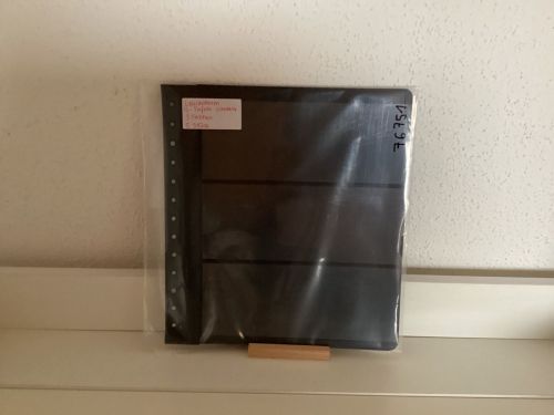 Leuchtturm  G- Tafeln schwarz  3 Taschen   5 Stück 13-Lochung