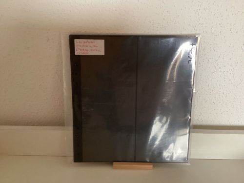 Leuchtturm  R-  Tafeln schwarz  2 Taschen vertikal  10  Stück 13-Lochung