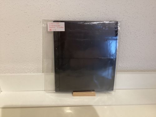 KOBRA Einsteckblätter  15 Stück 2 Taschen schwarz gebraucht