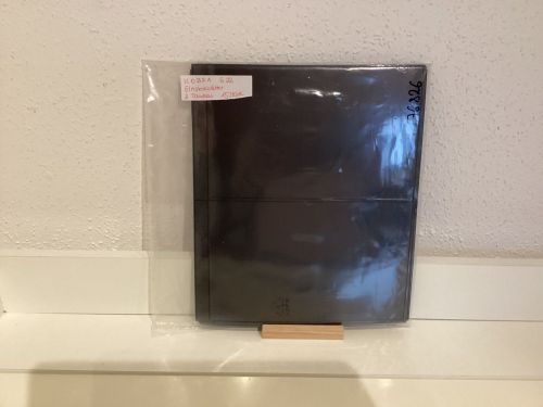 KOBRA Einsteckblätter  15 Stück 2 Taschen schwarz gebraucht