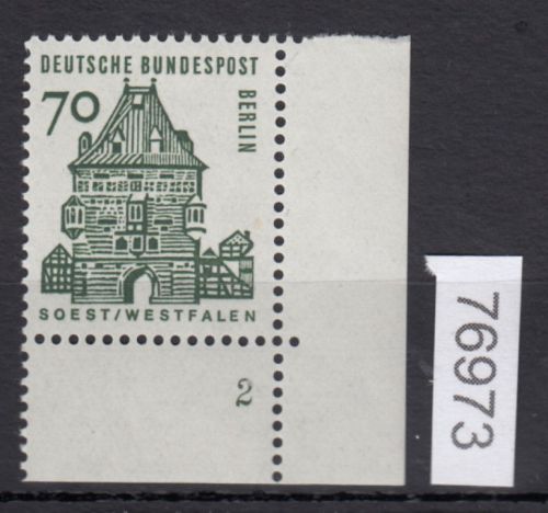 Berlin 1964, Mich.-Nr.: 248 ** Eckrand  FN 2