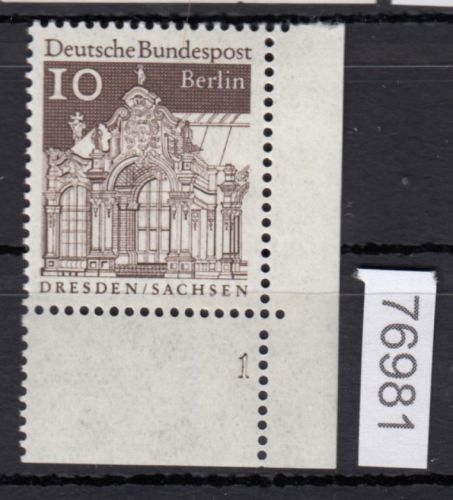 Berlin 1966, Mich.-Nr.: 272 **  Eckrand  FN 1