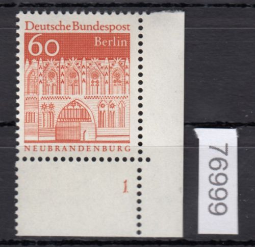 Berlin 1966, Mich.-Nr.: 278 **  Eckrand  FN 1