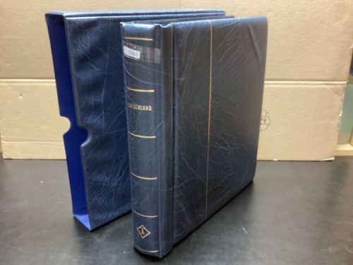 Leuchtturm Drehstabbinder+Kassette  gebraucht Leer blau