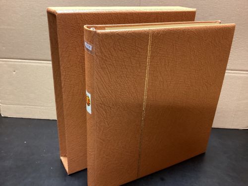 SAFE Ringbinder+Kassette (14 Ringe) 1 mal gebraucht Leer braun