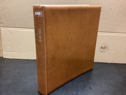 Lindner Ringbinder (18 Ringe) 1 mal gebraucht leer braun