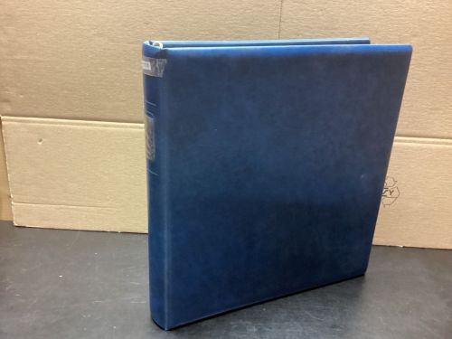Lindner Ringbinder (18 Ringe) 1 mal gebraucht leer blau