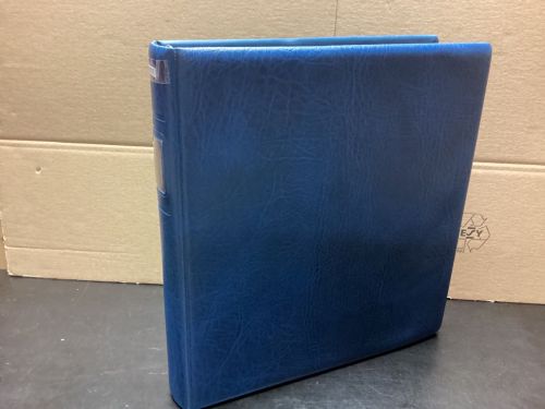 Lindner Ringbinder (18 Ringe) 1 mal gebraucht leer blau