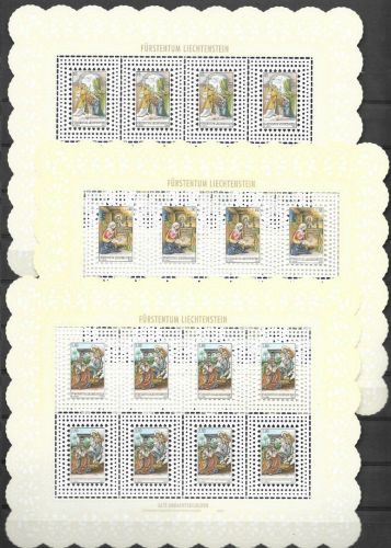 Liechtenstein 2004 : Mi.-Nr.:1361-63 ** Bogen