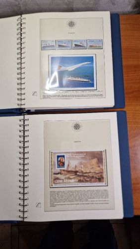 SCHIFFE  Motivsammlung   2  Große Alben ca. 100 Seiten