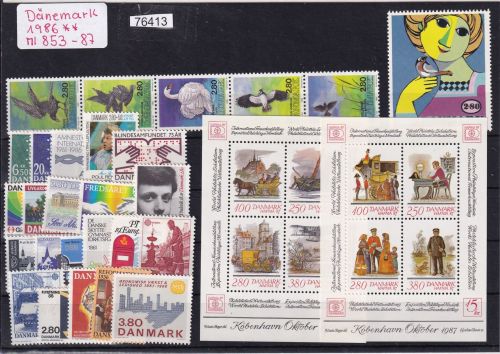 Dänemark 1986, Mich.-Nr.: ** komplett