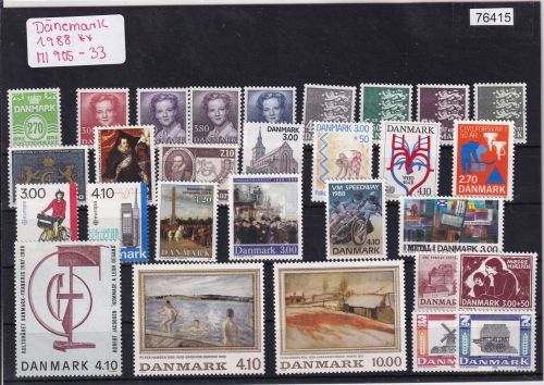 Dänemark 1988, Mich.-Nr.: ** komplett