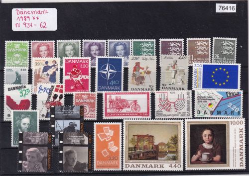 Dänemark 1989, Mich.-Nr.: ** komplett