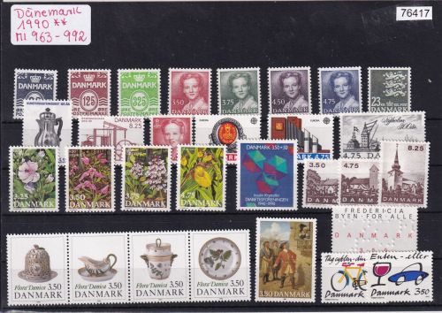 Dänemark 1990, Mich.-Nr.: ** komplett