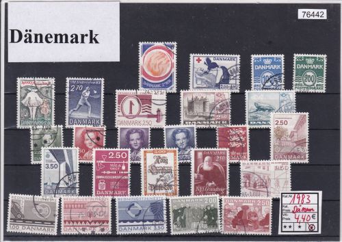 Dänemark 1983, Mich.-Nr.: komplett gestempelt