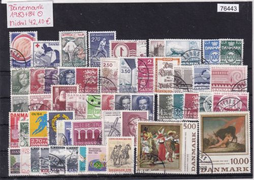 Dänemark 1983+ 84, Mich.-Nr.: komplett gestempelt