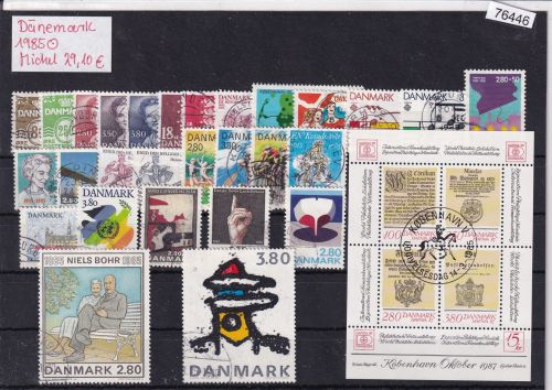 Dänemark 1985, Mich.-Nr.: komplett gestempelt