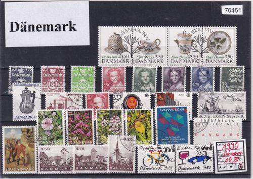 Dänemark 1990, Mich.-Nr.: komplett gestempelt