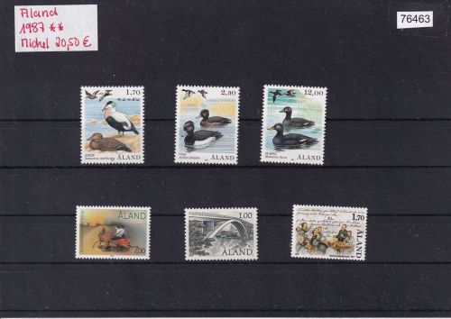 Finnland/Aland 1987 : Mi.-Nr.: Komplett