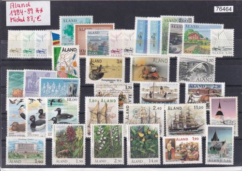 Finnland/Aland 1984-89 : Mi.-Nr.: Komplett **