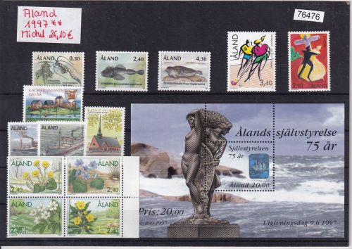 Finnland/Aland 1997 : Mi.-Nr.: Komplett **