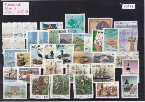 Finnland/Aland 1984-89 : Mi.-Nr.: Komplett **