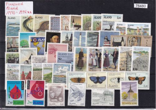 Finnland/Aland 1990-94 : Mi.-Nr.: 38-91**
