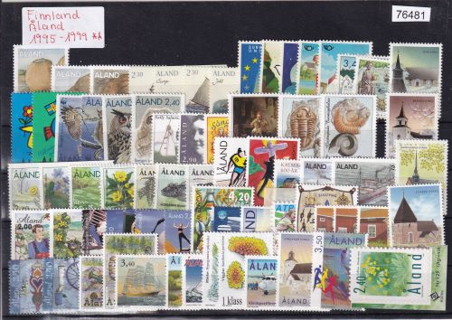 Finnland/Aland 1995-99 : Mi.-Nr.: Komplett **