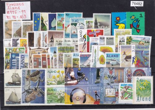 Finnland/Aland 1995-99 : Mi.-Nr.: Komplett **