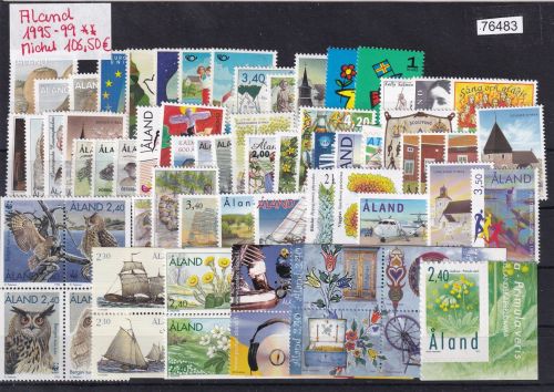 Finnland/Aland 1995-99 : Mi.-Nr.: Komplett **
