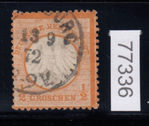 DR 1872, Mich.-Nr.: 14 gestempelt  mängel