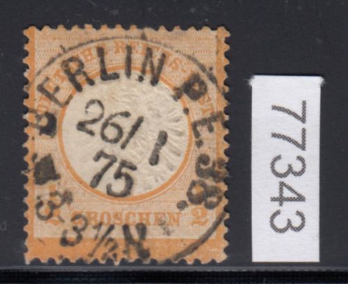 DR 1872, Mich.-Nr.: 18 gestempelt  zentrisch !